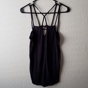 Cross front tank top